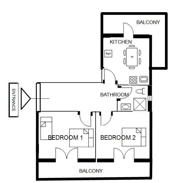 Apartments Pag Holiday Pag Town Bilik gambar